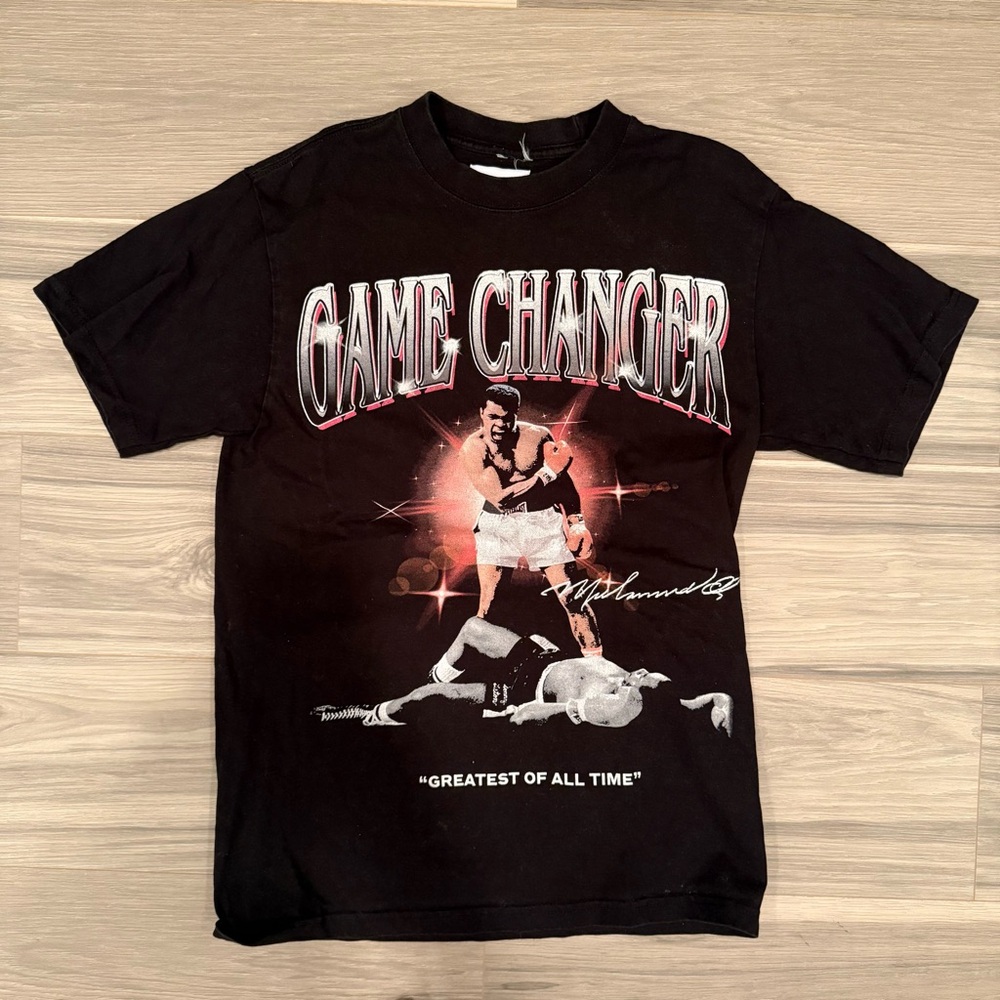 Muhammad Ali Game Changer Graphic T-Shirt - Black (Medium)